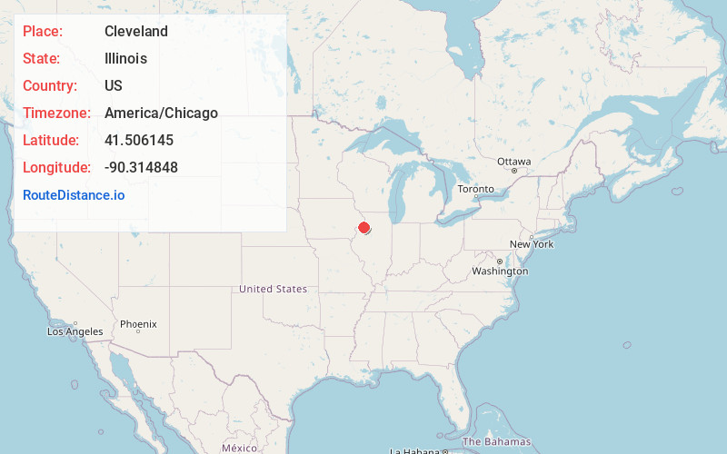 Map of Cleveland