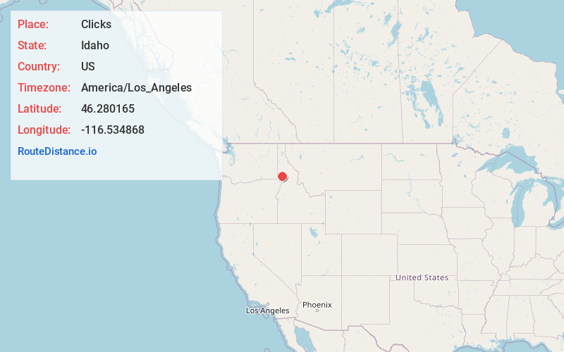 Map of Clicks