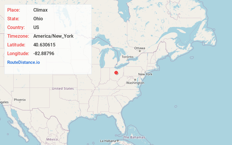 Map of Climax