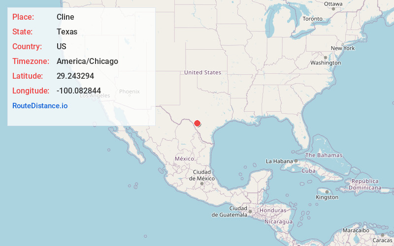 Map of Cline