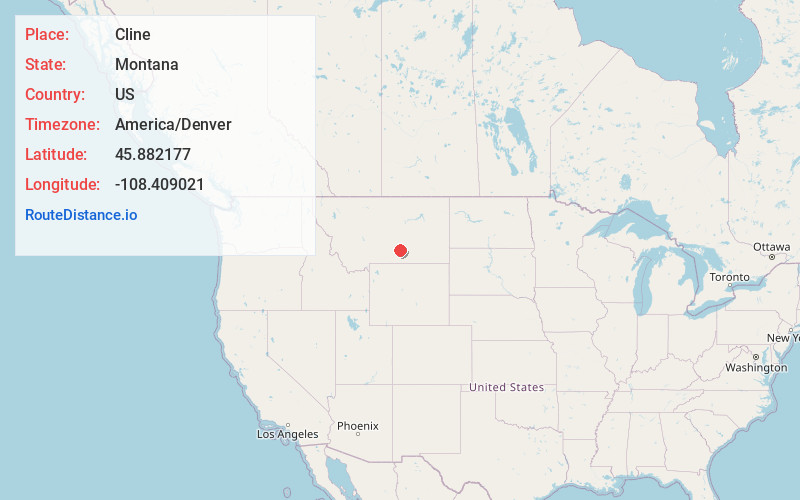 Map of Cline