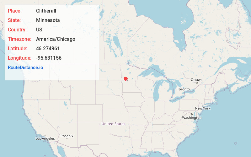 Map of Clitherall