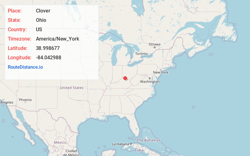 Map of Clover