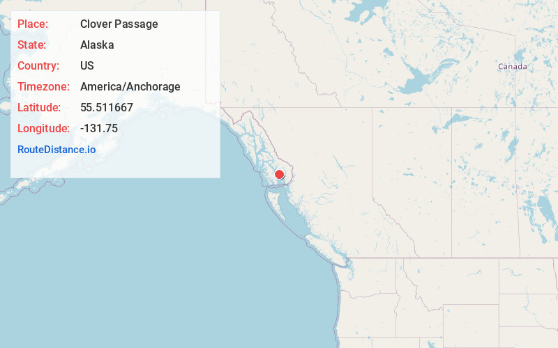 Map of Clover Passage