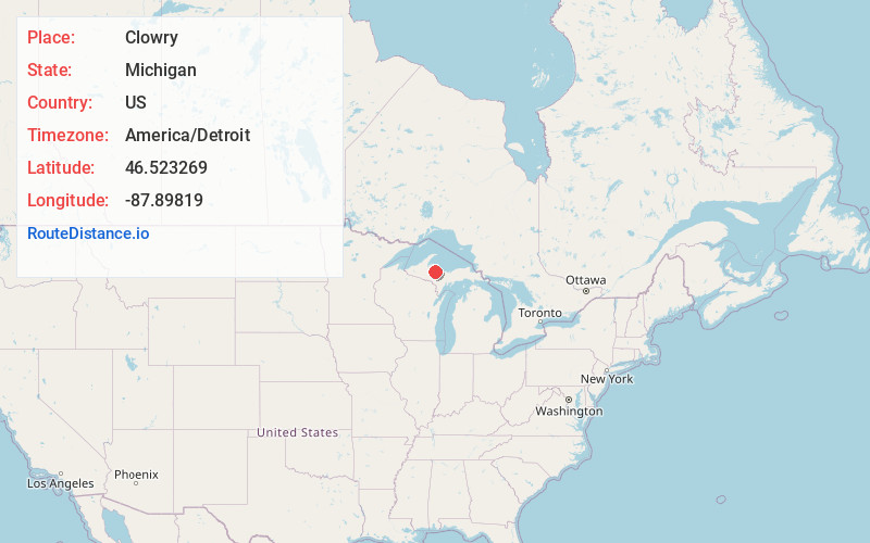Map of Clowry