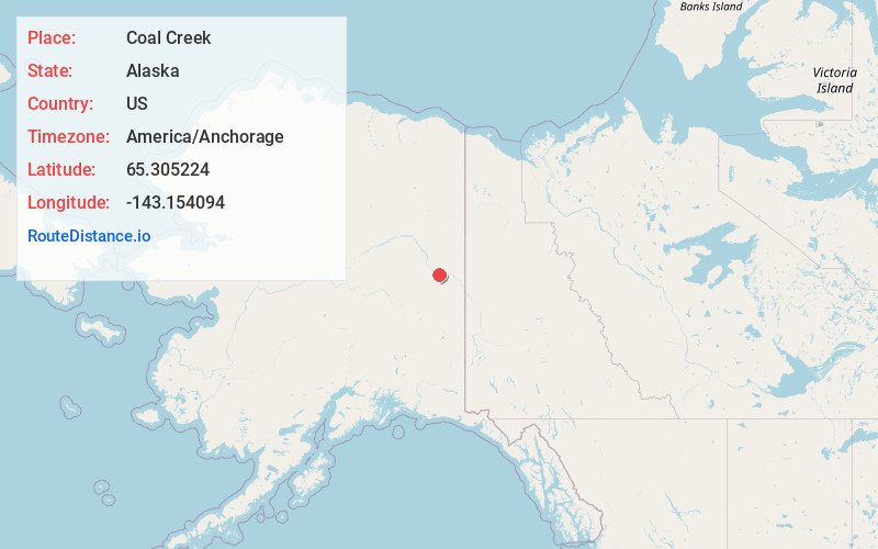 Map of Coal Creek