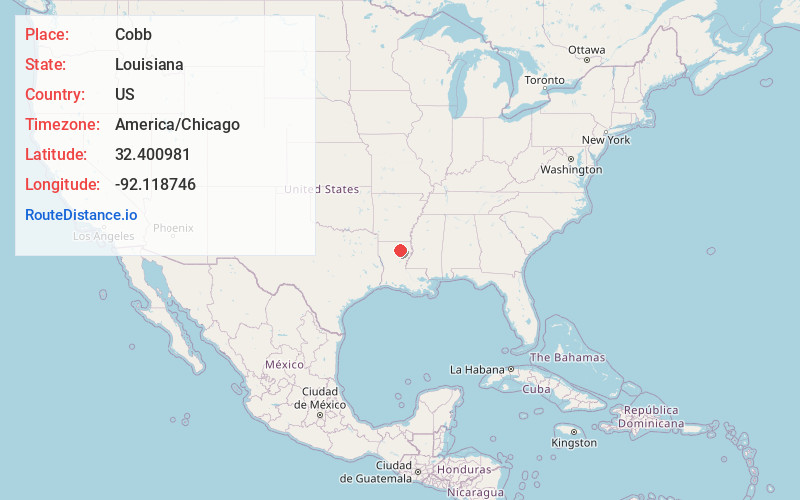 Map of Cobb