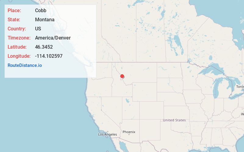 Map of Cobb