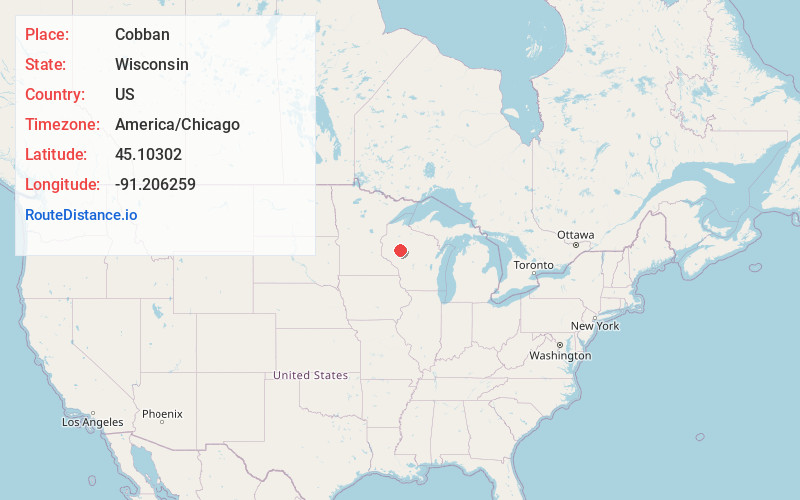 Map of Cobban