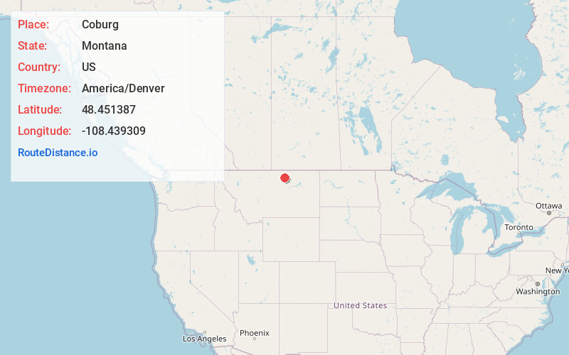 Map of Coburg