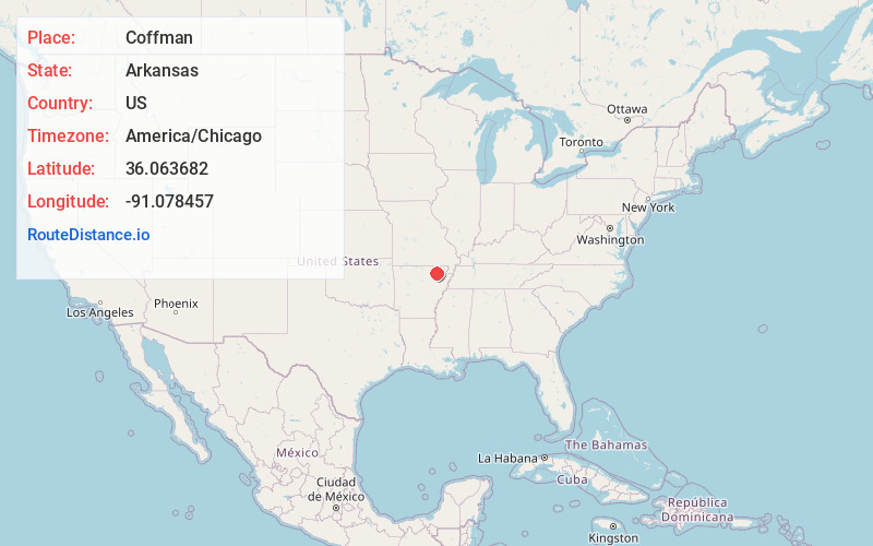 Map of Coffman