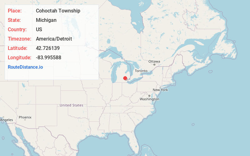 Map of Cohoctah Township