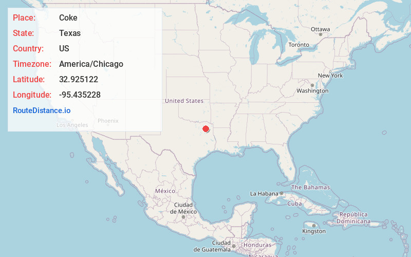 Map of Coke