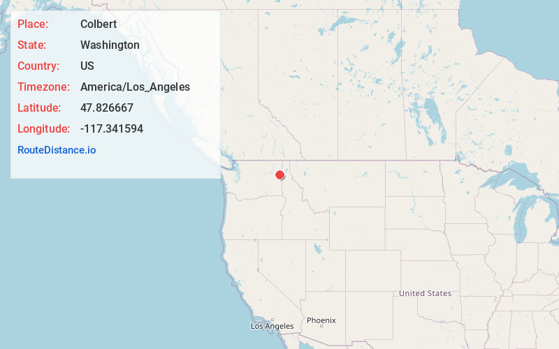 Map of Colbert