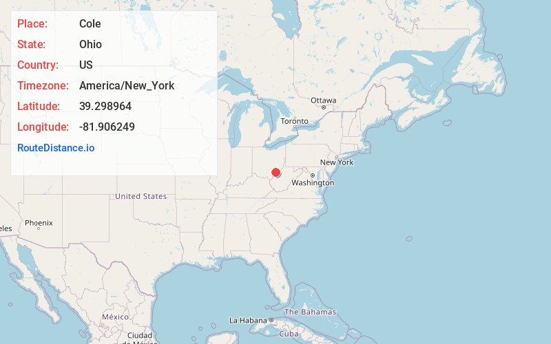 Map of Cole