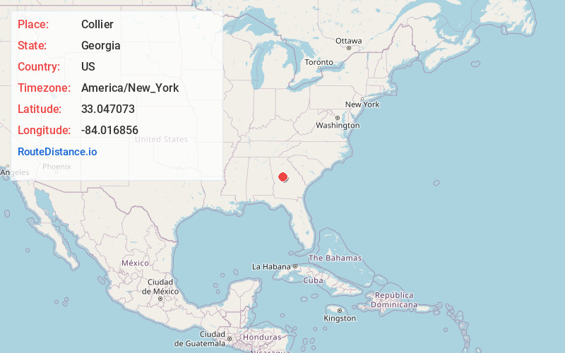 Map of Collier