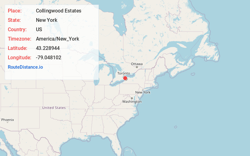 Map of Collingwood Estates