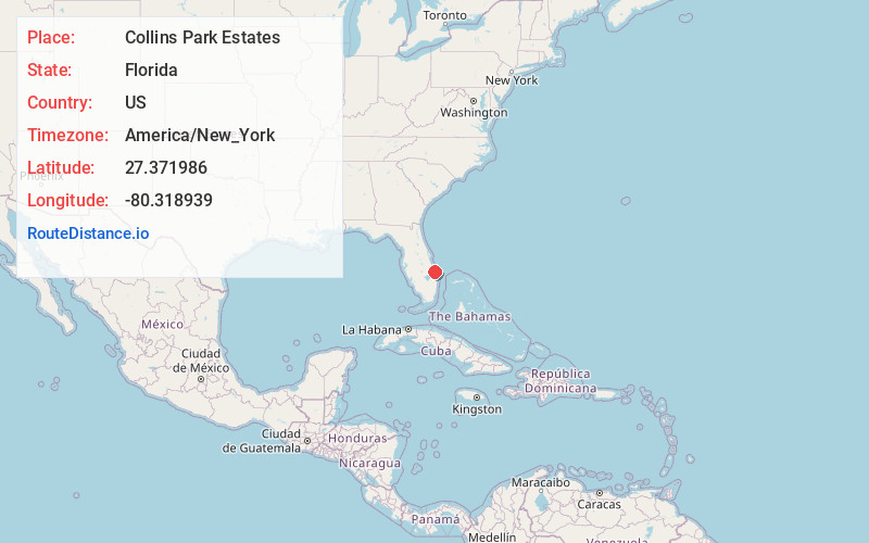 Map of Collins Park Estates