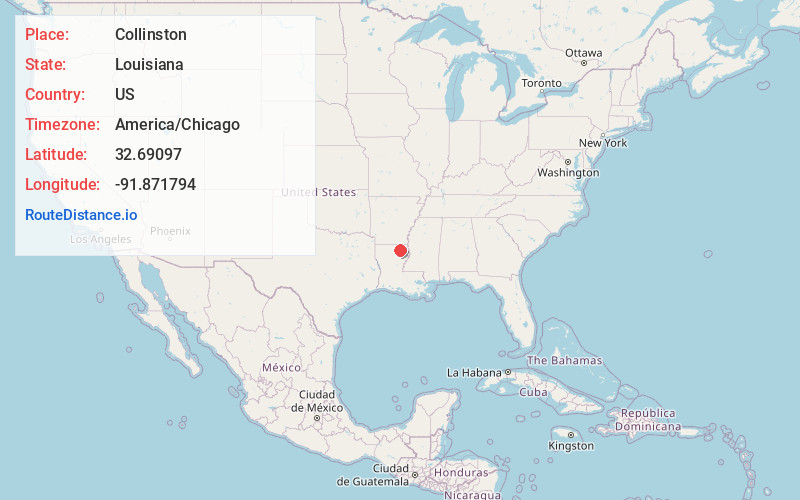 Map of Collinston
