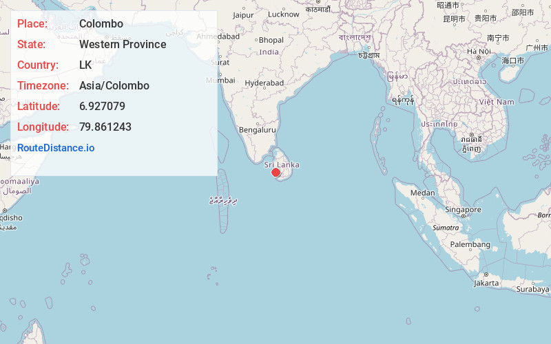 Map of Colombo