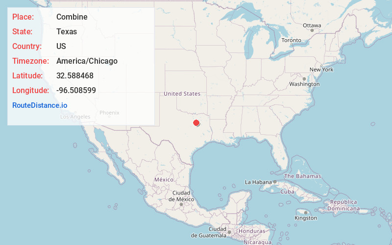 Map of Combine