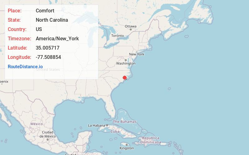 Map of Comfort