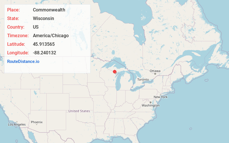 Map of Commonwealth