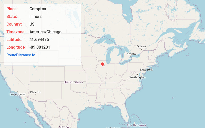 Map of Compton