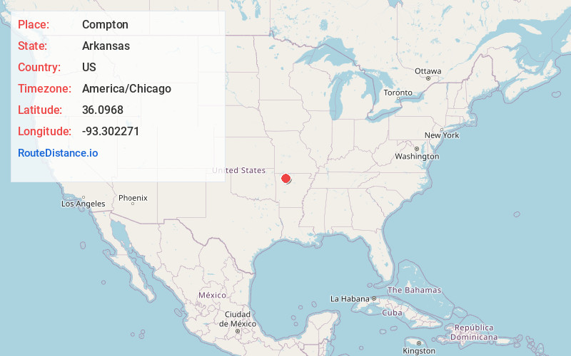 Map of Compton