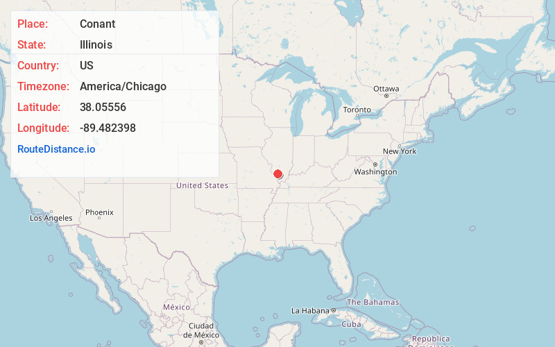 Map of Conant