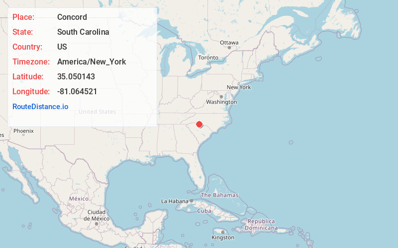 Map of Concord