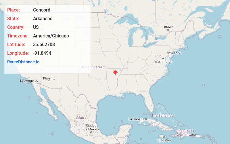 Map of Concord