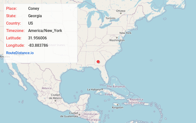 Map of Coney