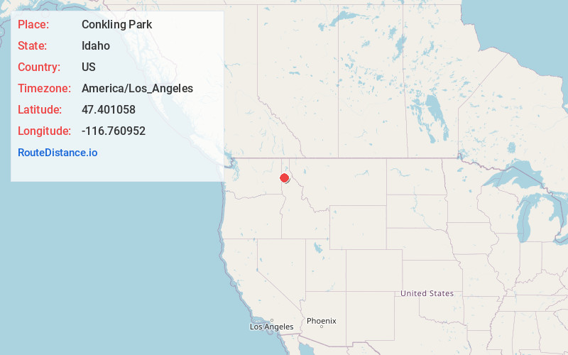 Map of Conkling Park