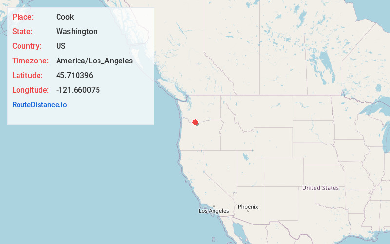 Map of Cook