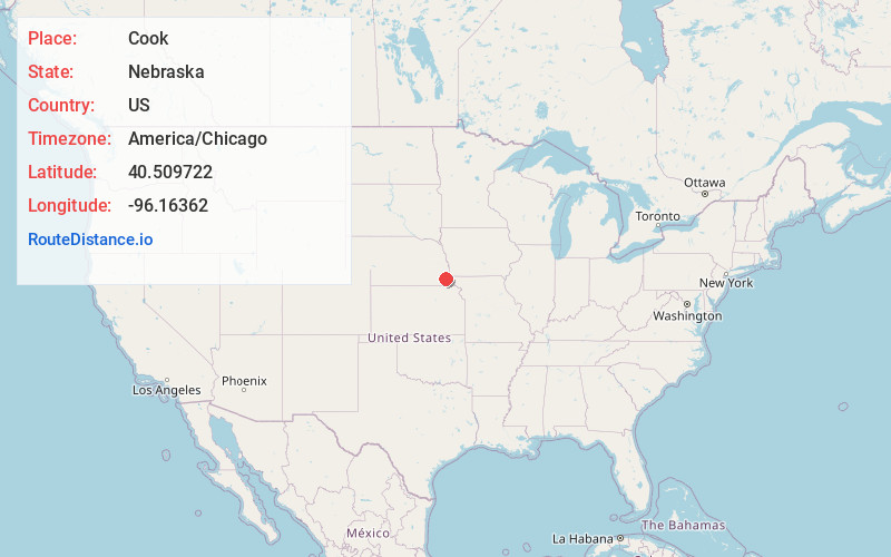 Map of Cook