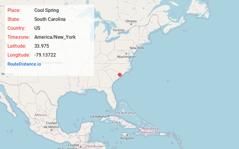 Map of Cool Spring
