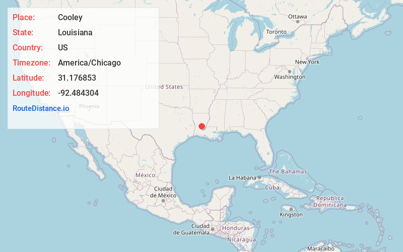 Map of Cooley
