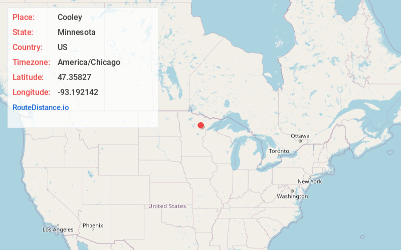 Map of Cooley