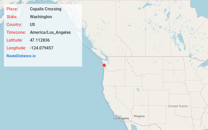 Map of Copalis Crossing