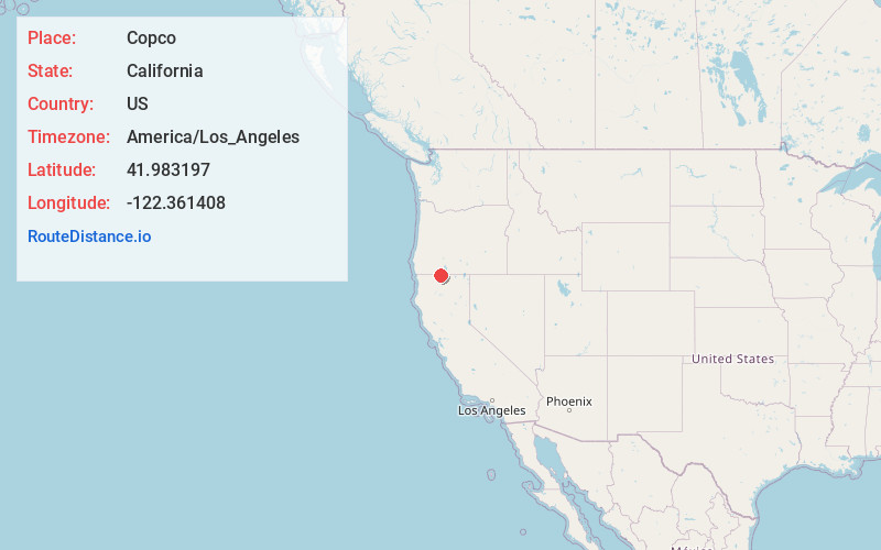 Map of Copco