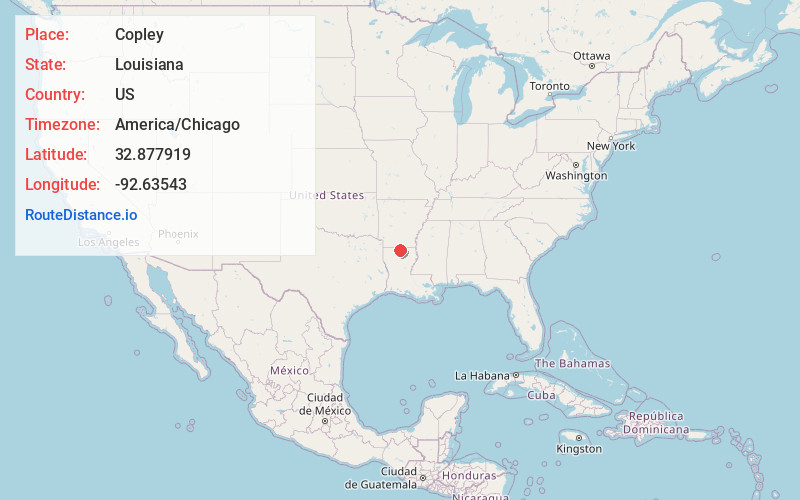 Map of Copley