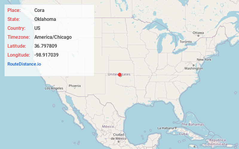 Map of Cora