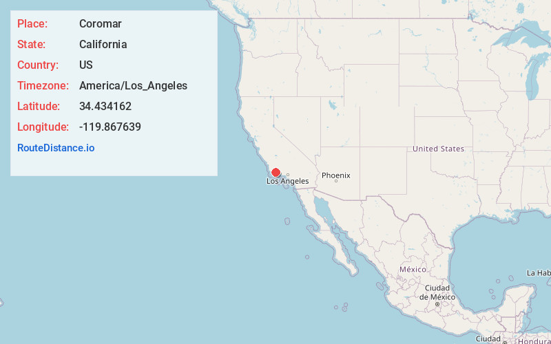 Map of Coromar