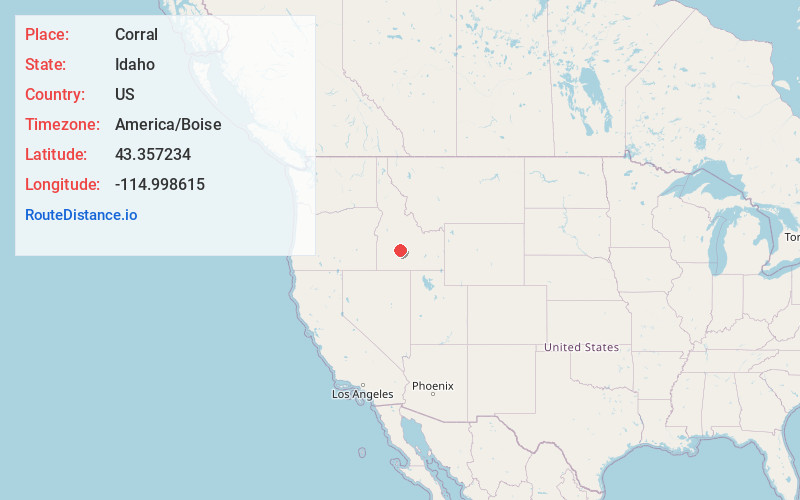 Map of Corral