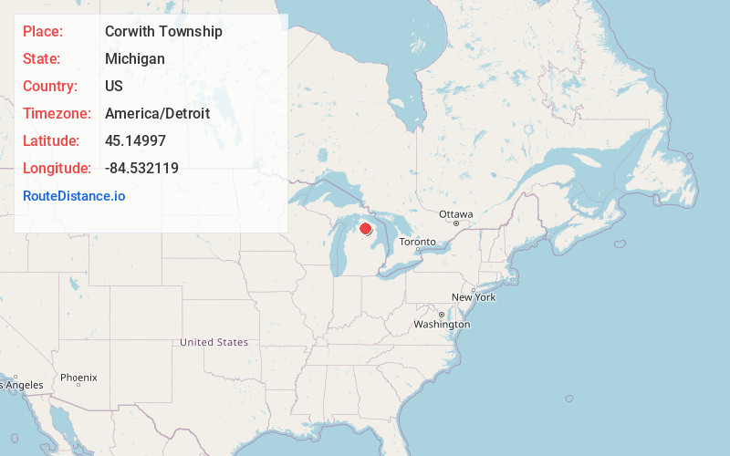 Map of Corwith Township