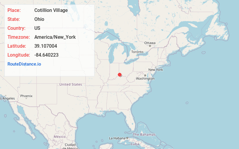 Map of Cotillion Village