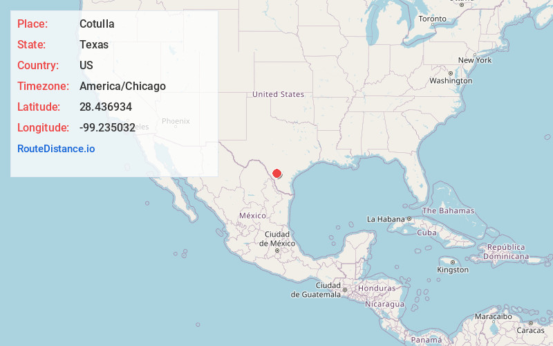 Map of Cotulla