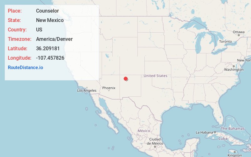 Map of Counselor