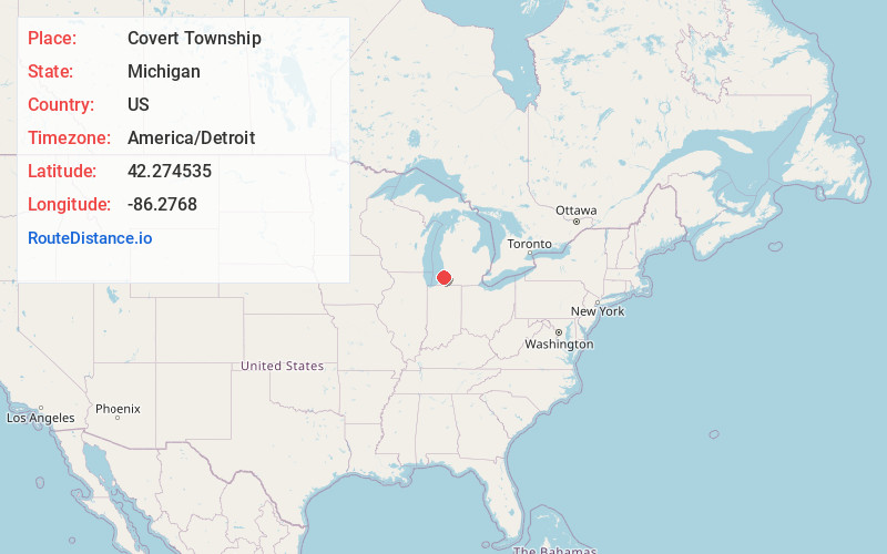Map of Covert Township
